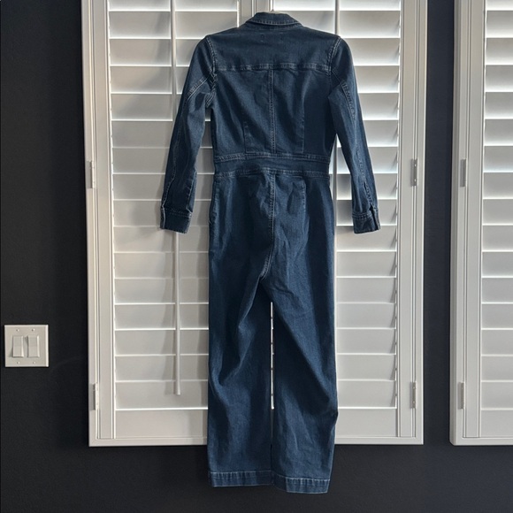 Madewell Denim Slim Coverall Jumpsuit in Stanwick Wash - Picture 9 of 9